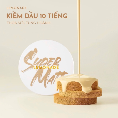 Phấn Nước Siêu Kiềm Dầu Lemonade Supermatte Cushion