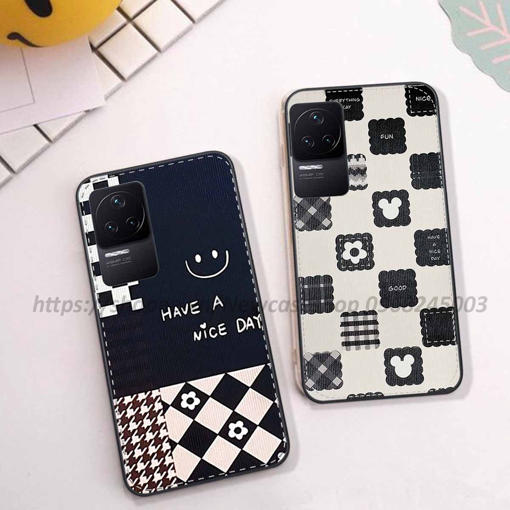 Ốp Xiaomi Redmi K50/K40S / Poco F4 5G in hình họa tiết thời trang Âu Mỹ