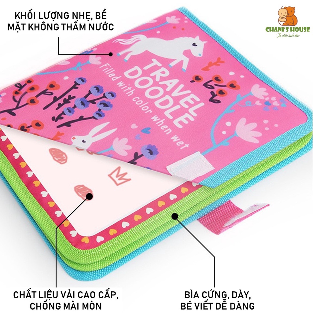 ĐỒ CHƠI TÔ MÀU BÚT NƯỚC MIDEER CHO BÉ TRAI VÀ BÉ GÁI