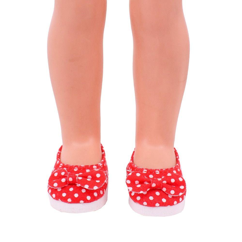 Giày Búp Bê 14-inch 20cm Thêu Họa Tiết Xinh Xắn Thời Trang Cho Búp Bê 14-inch