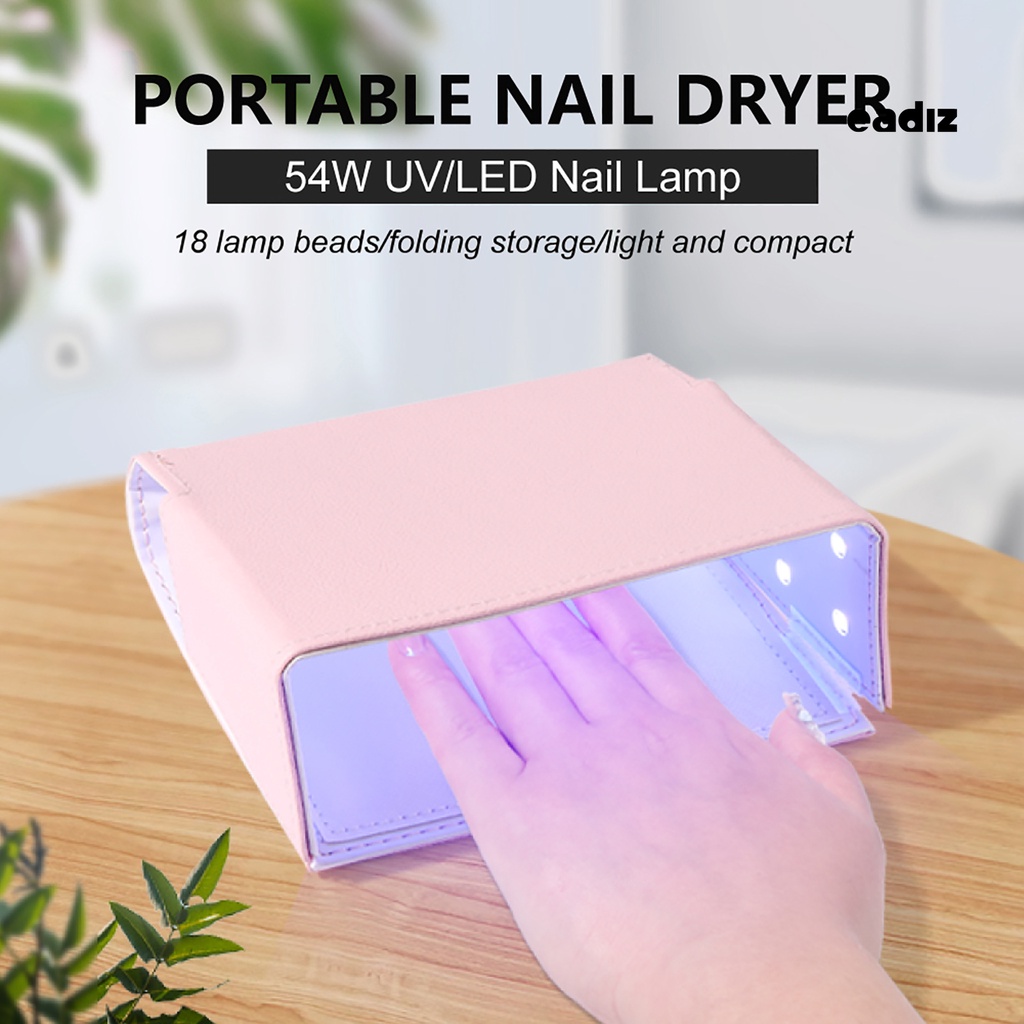 Đèn Hong Khô Móng Tay Bằng Tia UV 54W 18 Bóng LED Tiện Dụng