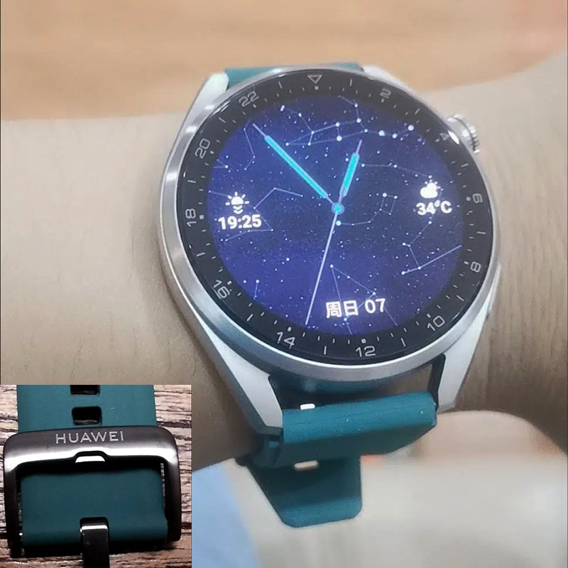 Dây Đeo Silicone 22mm Cho Đồng Hồ Thông Minh Huawei GT2 GT3 GT2e GT 3 2 Pro 46mm