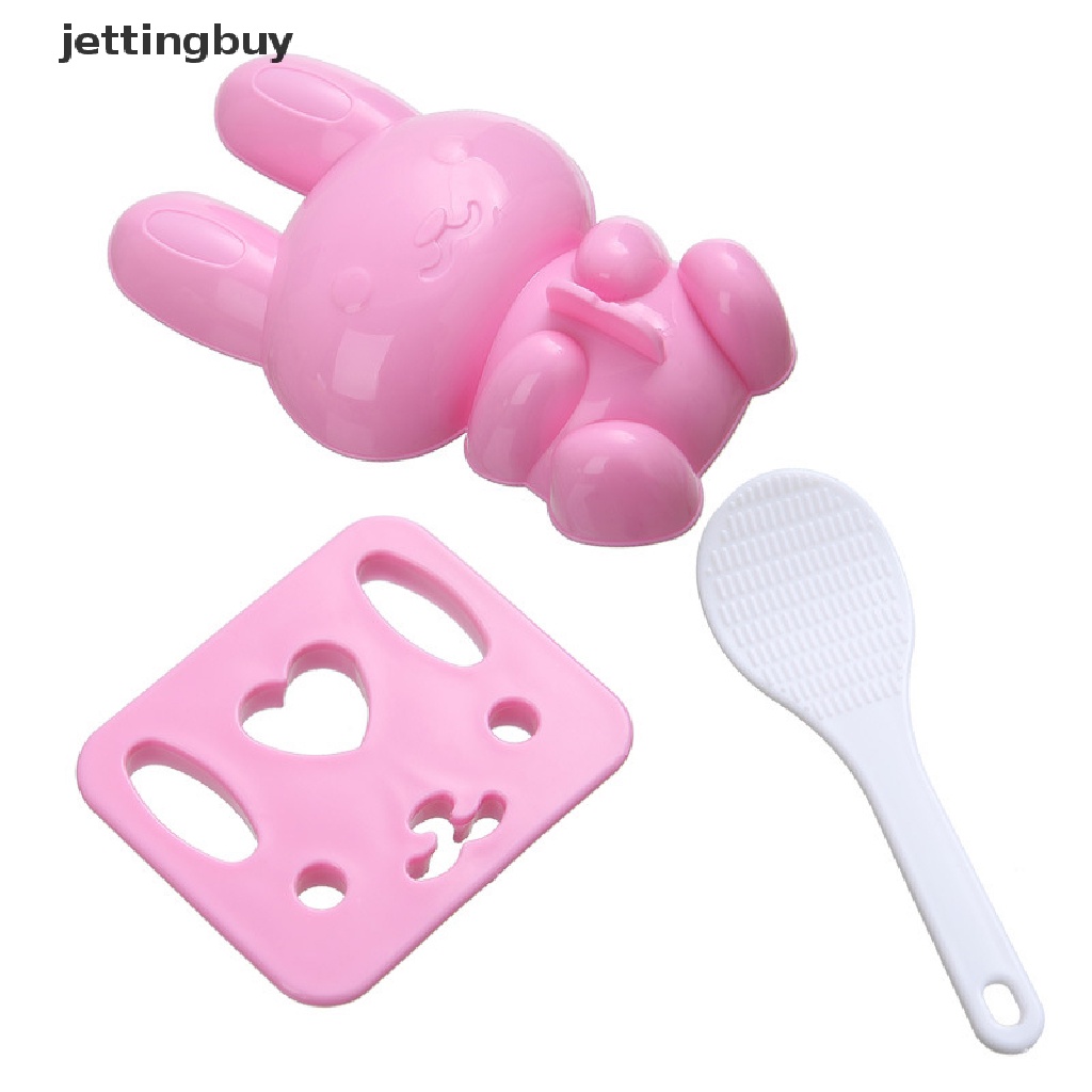 1 Bộ Khuôn Làm Cơm Bento Hình Thỏ DIY