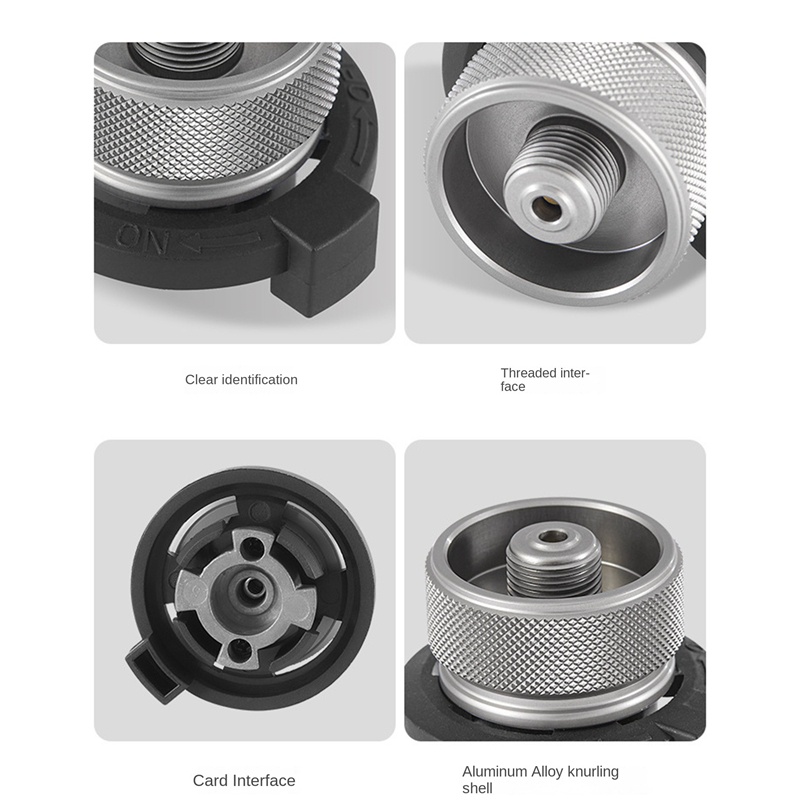 Đầu Nối Chuyển Đổi Bình Khí Naturehike Có Đèn Dùng Cho Bếp Lò