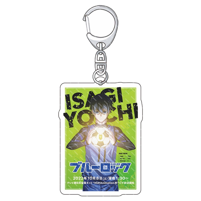 Ygt Móc Chìa Khóa Bằng Thép Không Gỉ In Hình Anime Isagi Yoichi Dễ Thương Cho Nam Và Nữ