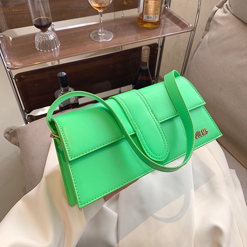 Mischa Túi Đeo Chéo Da PU Hình Vuông Màu Trơn Thiết Kế Nhỏ Nhắn Thời Trang Xinh Xắn