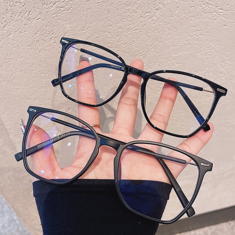 Gọng Kính TR90 Đính Đinh Tán Phong Cách retro Hàn Quốc