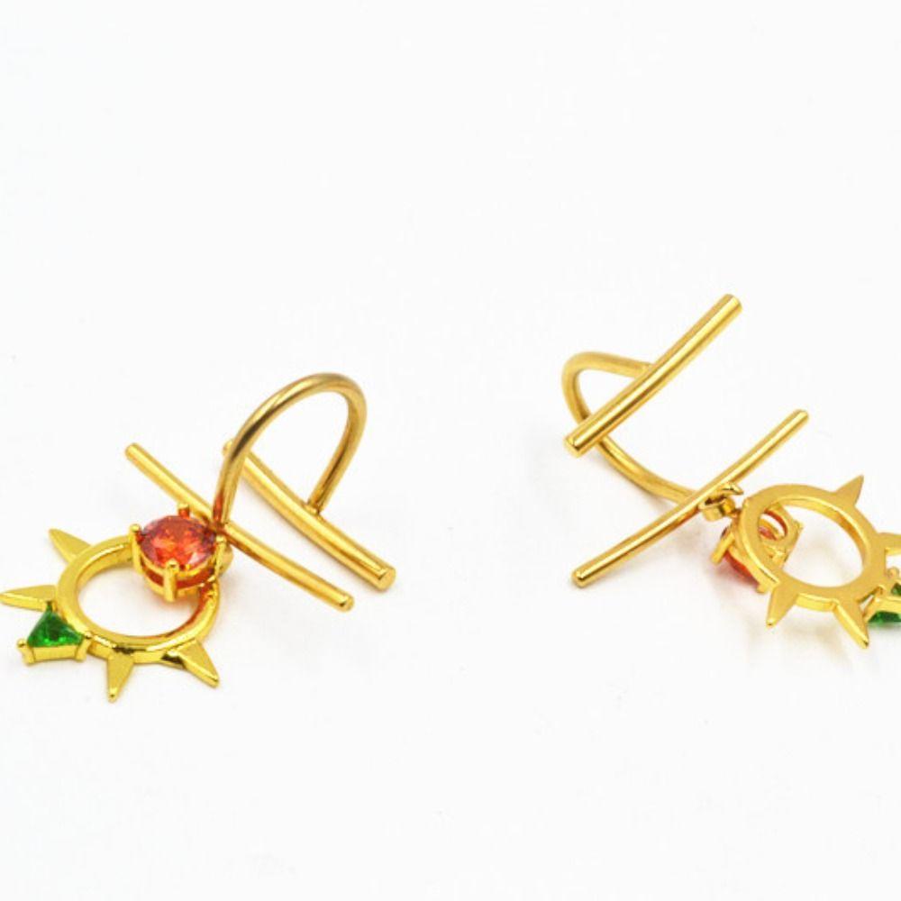 LOMBARD Khuyên Kẹp Miệng Không Xỏ Bằng Thép Không Gỉ Thời Trang Cá Tính Cho Nữ