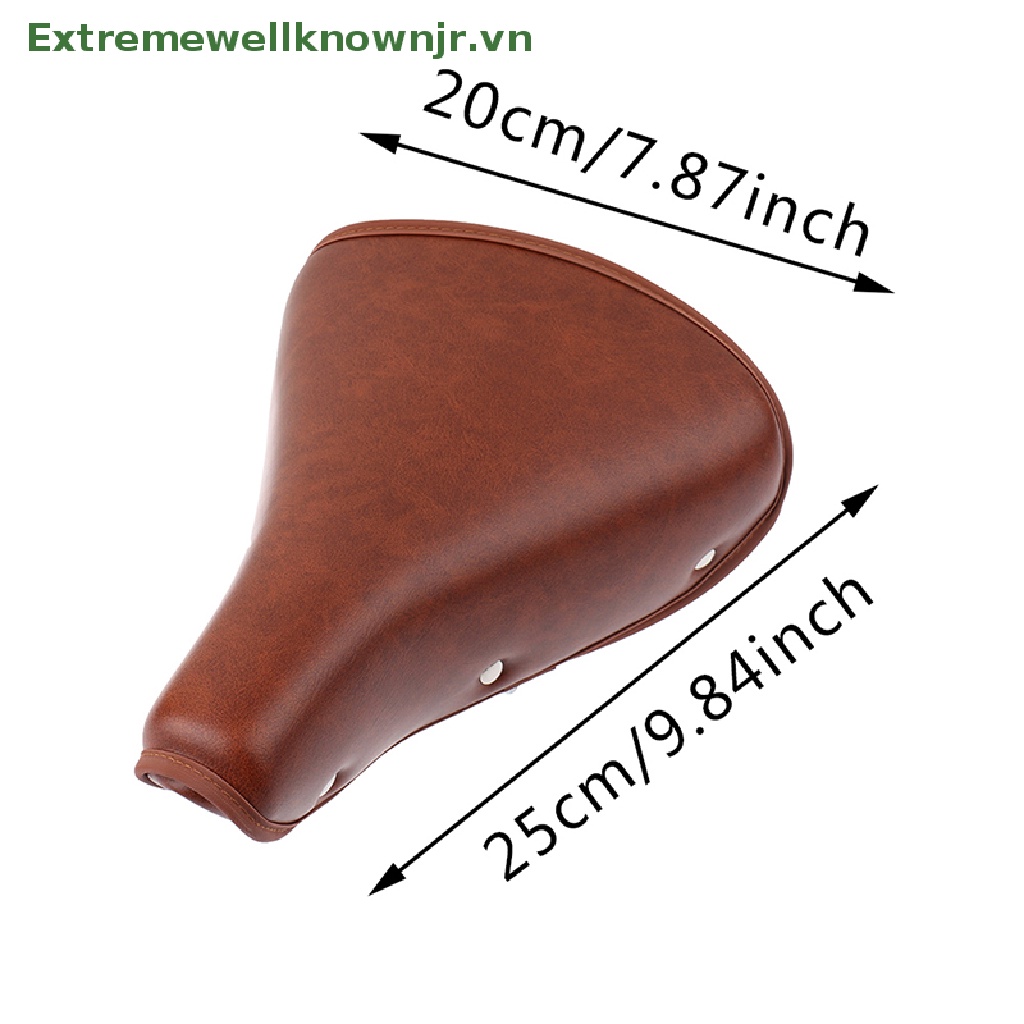 Yên Xe Đạp Chất Liệu Da PU Thoải Mái Phong Cách Cổ Điển