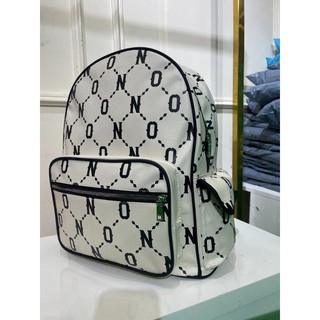 Balo chất liệu da đi học đi chơi unisex chống nước backpack - balo 12 màu kem
