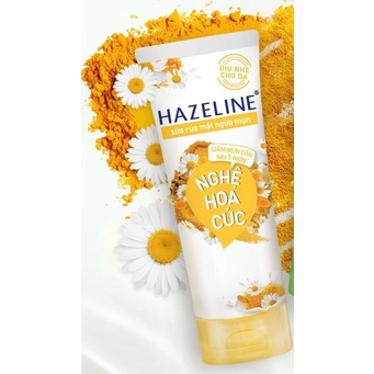 Sữa rửa mặt nghệ hoa cúc Hazeline 100g