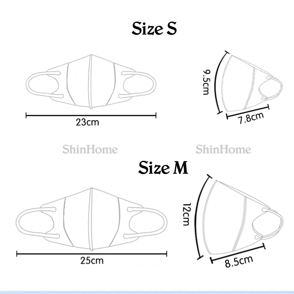Khẩu trang cho bé, khẩu trang 5D trẻ em dày dặn bé 6 tháng - 10 tuổi