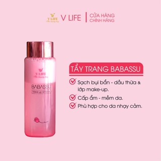 Dầu tẩy trang Babassu V LIFE cho da dầu mụn, da nhạy cảm và dưỡng ẩm cho da 120ml
