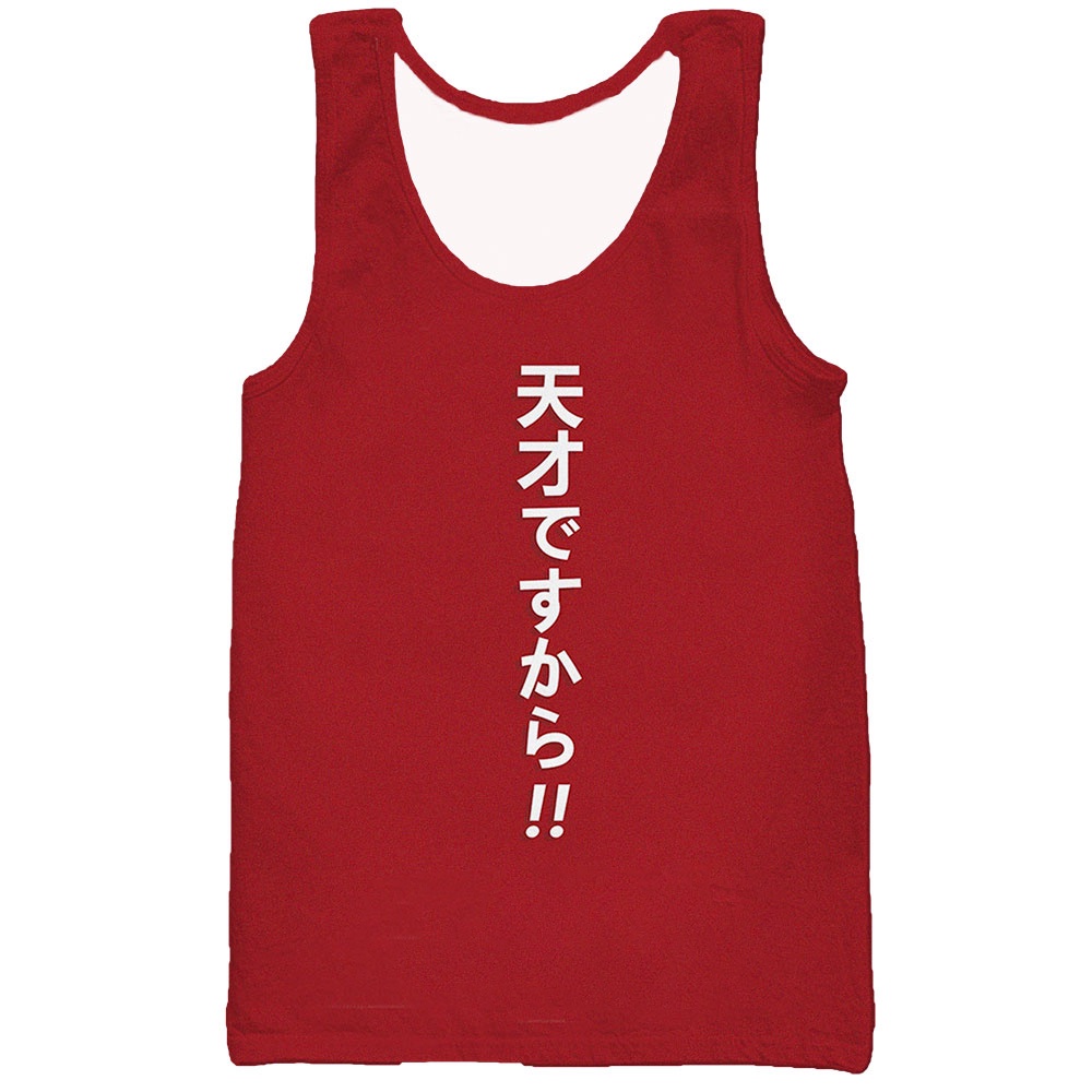 Áo Ba Lỗ Thể Thao In 3D Phong Cách Anime Slam Dunk Cho Nam