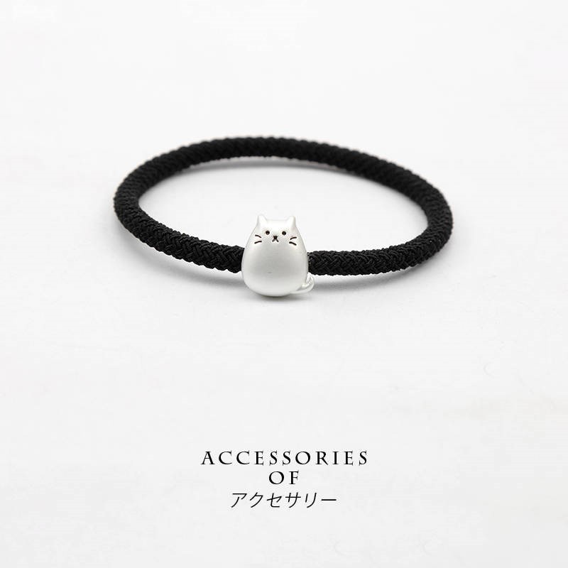 Dây Buộc Tóc Cao Su Họa Tiết Dễ Thương Phong Cách Hàn Quốc Cho Cặp Đôi