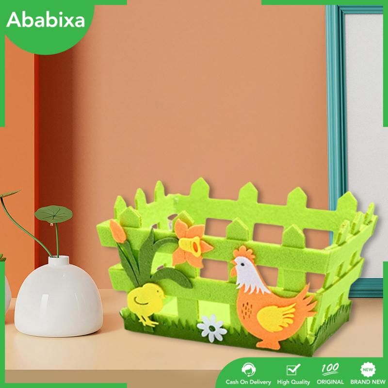 Giỏ Đựng Trứng Phục Sinh Bằng Vải Không Dệt Bền Bỉ Có Thể Tái Sử Dụng Cho Phòng Khách / Tiệc Giáng Sinh