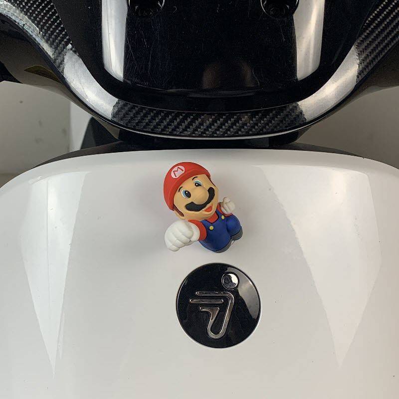 Electric Car 3D Stereo Car Stickers Mario Outer Interior Motorcycle Calf Battery Car Modification Personalized Accessories Car Decoration c3QD