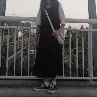 [ ORDER ] Yếm váy đen dài