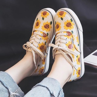 [ORDER] Giày dáng van hoa cúc vàng