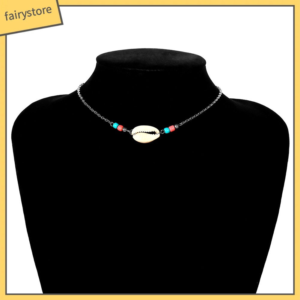Vòng Cổ Hạt Vỏ Sò Phong Cách Bohemia Đơn Giản Thời Trang Dành Cho Nữ [Fairy1]