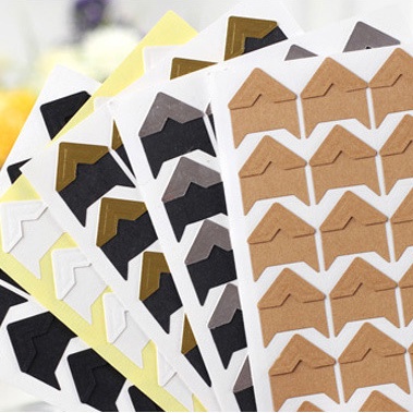 Set 24 Miếng Dán Góc Khung Ảnh Trang Trí Kiểu Vintage diy