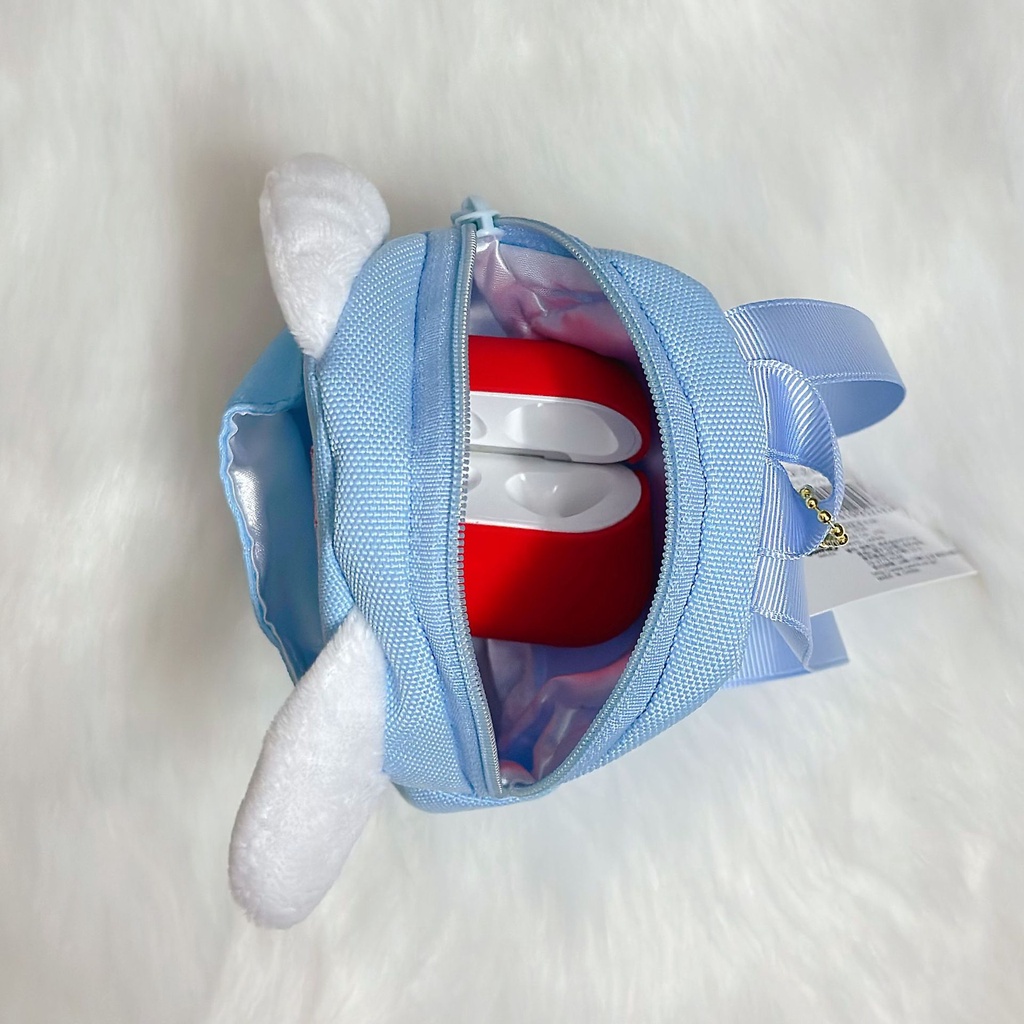 Sanrio Túi Đựng Tiền Xu Đeo Cổ Tay Nhồi Bông Hình Kuromi My Melody Cinnamoroll Đáng Yêu