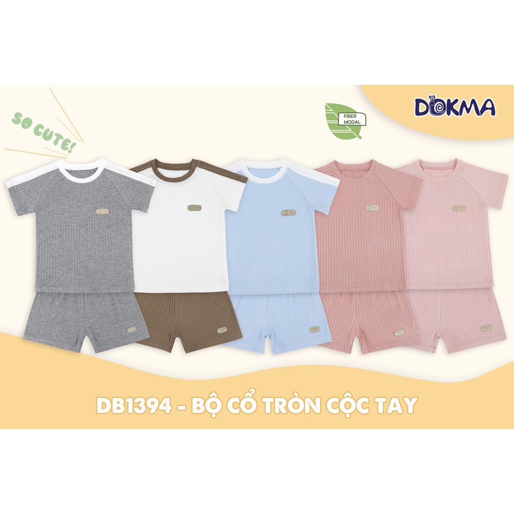 Bộ cổ tròn cộc tay Dokma DB1394