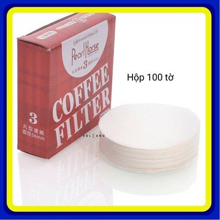 Volcano Giấy lọc cà phê hình tròn | Miễn phí ship HCM, trợ ship toàn quốc
