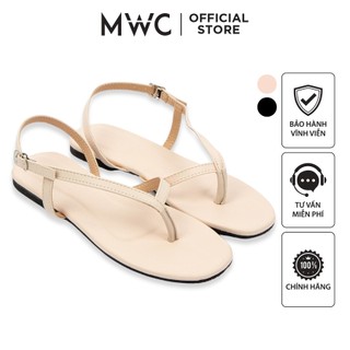 Giày mwc 2859 - sandal xỏ ngón đế bệt cách điệu siêu hot hit