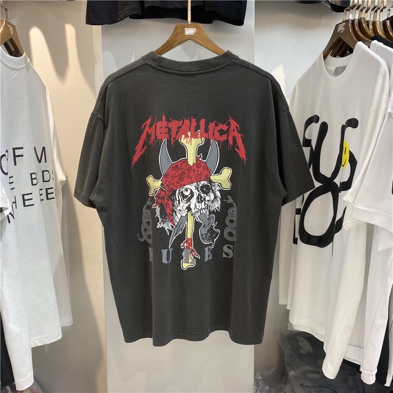 Áo Thun Tay Ngắn Họa Tiết Fasts Rock Metallica Viper Phong Cách Đường Phố Cho Nam Và Nữ