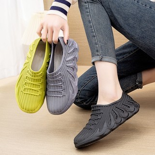 Ủng Đi Mưa Bằng Cao Su Chống Nước Chống Trượt Trọng Lượng Nhẹ Thoải Mái Thời Trang Cho Nam Và Nữ