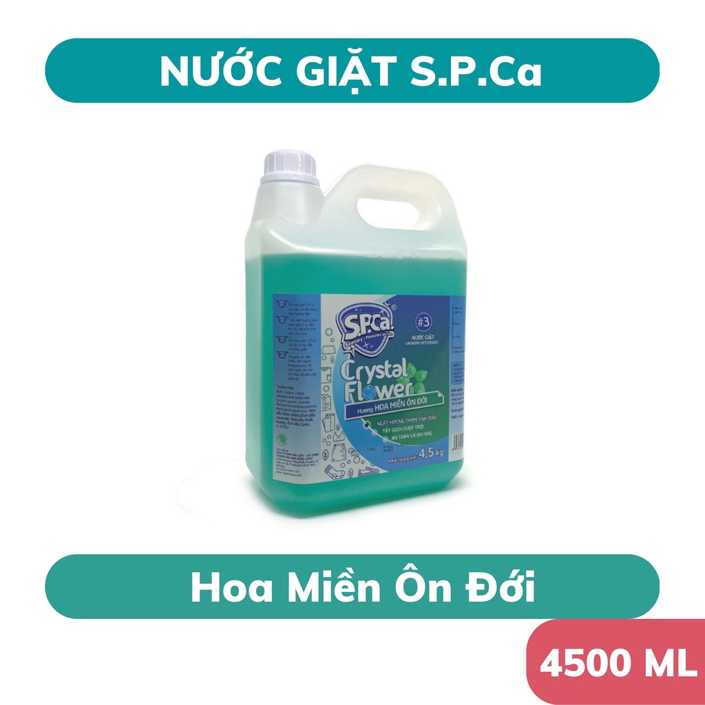 Nước Giặt Quần Áo Hương Nước Hoa SPCa 4.5Kg