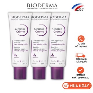 Kem Dưỡng Ẩm Phục Hồi Da Bioderma Cicabio Creme 40ml