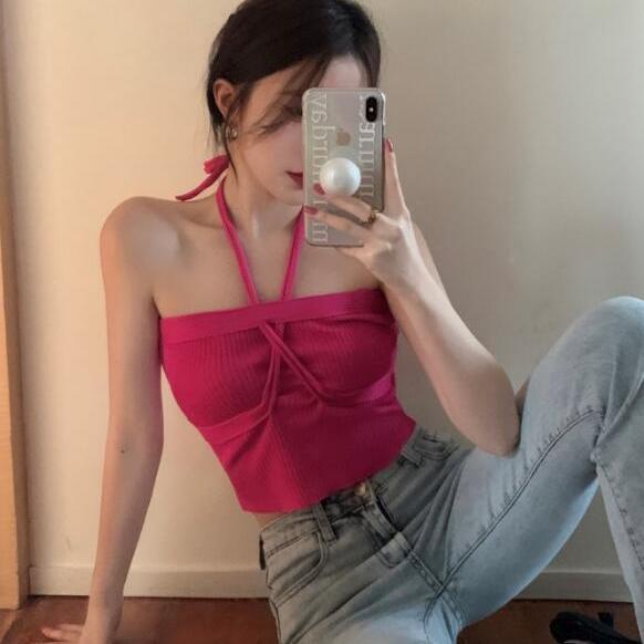 Áo Hai Dây Mùa Hè Ôm Dáng Kiểu Mới Gợi Cảm Cho Nữ