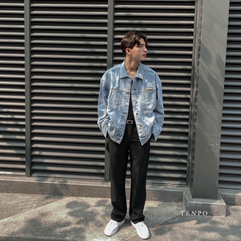 Áo Khoác Bò Form Crop TENPO | Denim Jacket