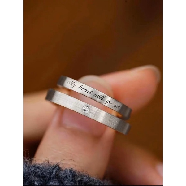 Nhẫn đôi | Nhẫn cặp 100% bạc S925 tinh tế sang trọng-Blackmeo