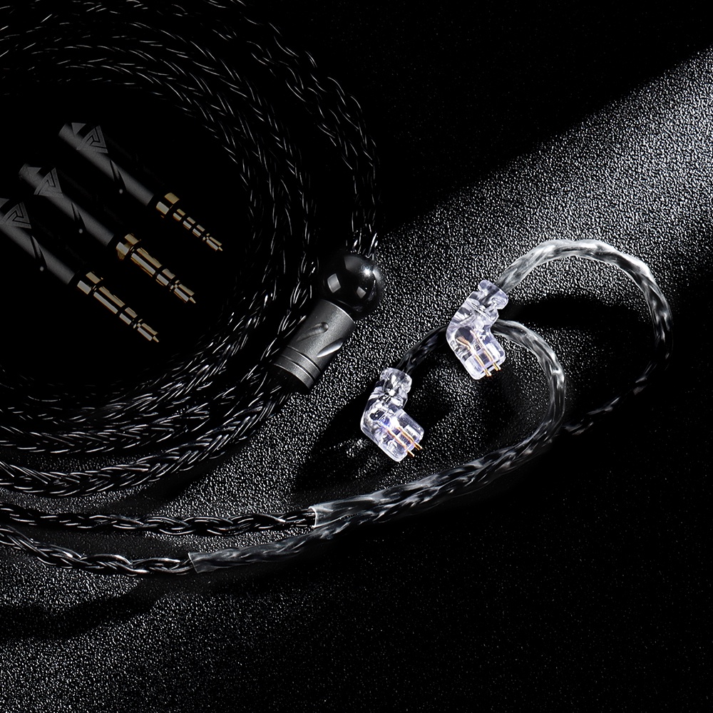 Dây Cáp Tai Nghe QKZ Q1 MAX 16 Lõi 352 3 Trong 1 Mạ Bạc Cắm MMCX QDC