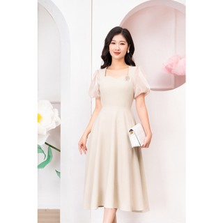 Đầm nữ thiết kế dáng xòe cao cấp dl0386-g33