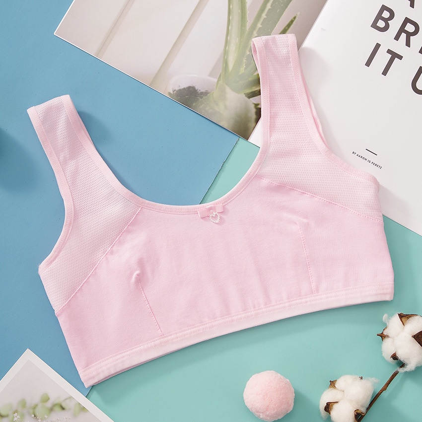 Áo lá học sinh, áo lót cho bé gái tuổi dậy thì,bra học sinh size từ 23-50kg