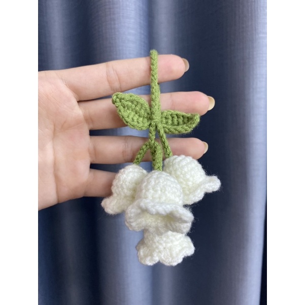 Móc khoá hoa chuông handmade