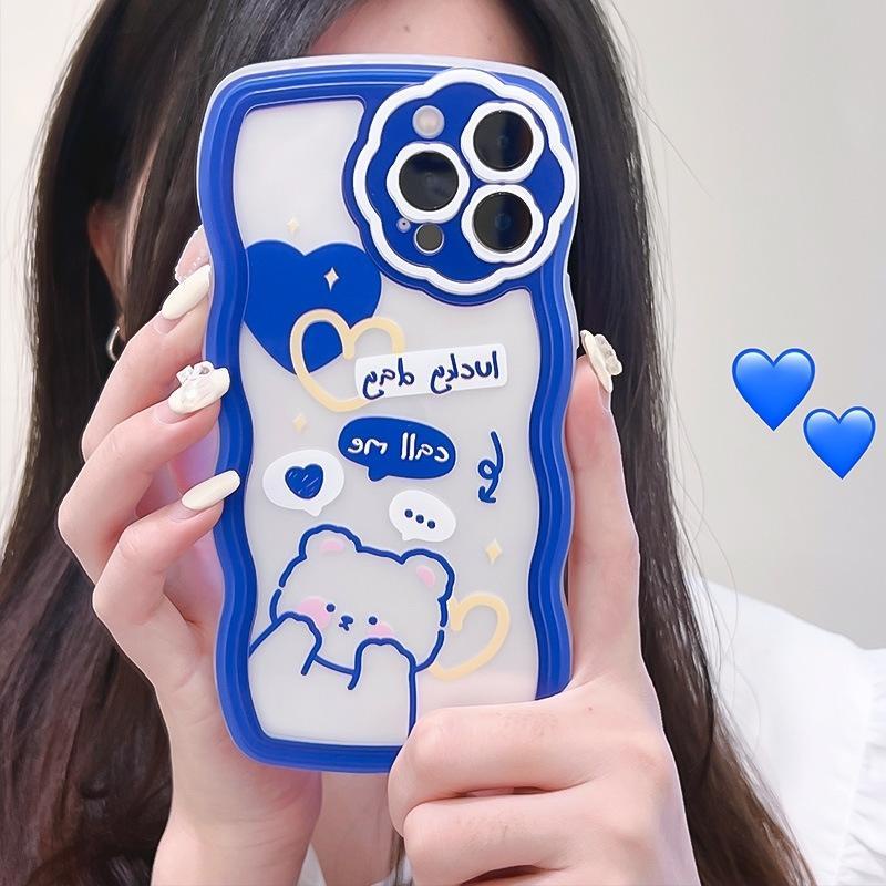 Ốp lưng Iphone Gấu xanh 7g/8g/7plus/8plus/x/xr/xs/xsmax/11/12/13/14/pro/max/plus/promax - Jerrry Shop