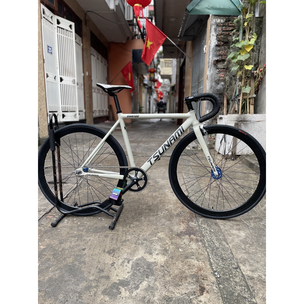 Xe đạp fixed gear Tsunami cao cấp, mẫu đẹp, độc, lạ.