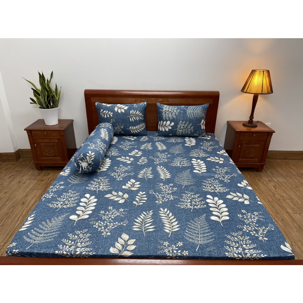 Bộ ga giường bo chun(1 ga +2 áo nằm+1 áo ôm)thun lạnh Hàn Quốc -Nhận may hàng đặt theo yêu cầu
