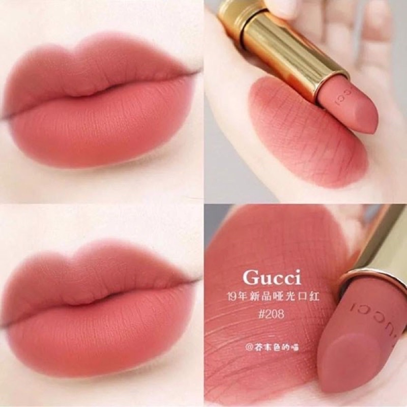 Son Guci Matte 208 hồng đất Siêu Đẹp
