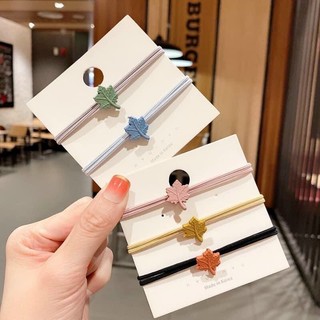 Dây cột tóc hình lá ( 1 sợi )