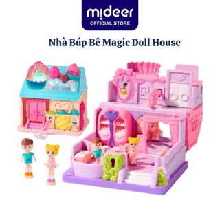 Nhà búp bê mini có âm thanh Mideer Magic Dollhouse Mô hình ngôi nhà kẹo ngọt cho bé gái 2 3 4 5 tuổi