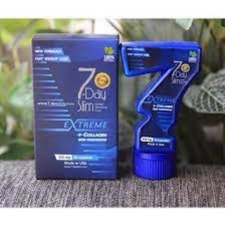 Combo 2 chai giảm cân 7 day slim 30 viên Mỹ