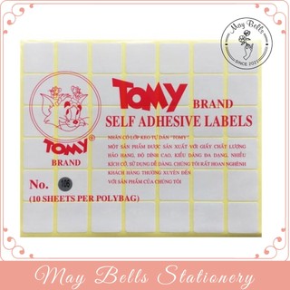 Xấp 10 Tờ Giấy Decal A5 Tomy (Mã 99-124), Decan Nhãn Dán In Tem Sản Phẩm, Tem Dán Ống Nghiệm