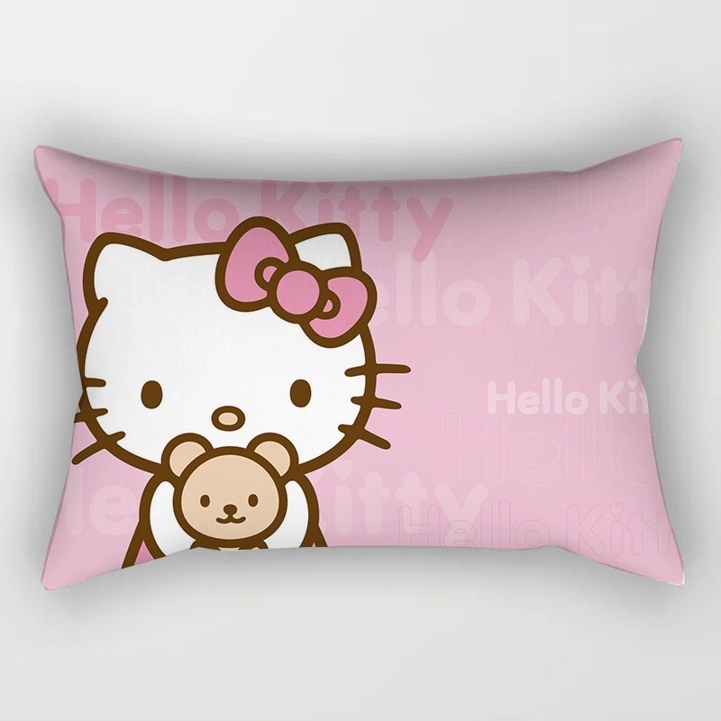 Gối nằm chữ nhật Hello Kitty cho bé 30x50 cm