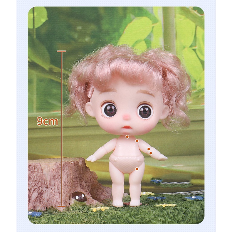 Khớp Nối Cơ Thể Búp Bê BJD 9cm Có Thể Di Chuyển DIY